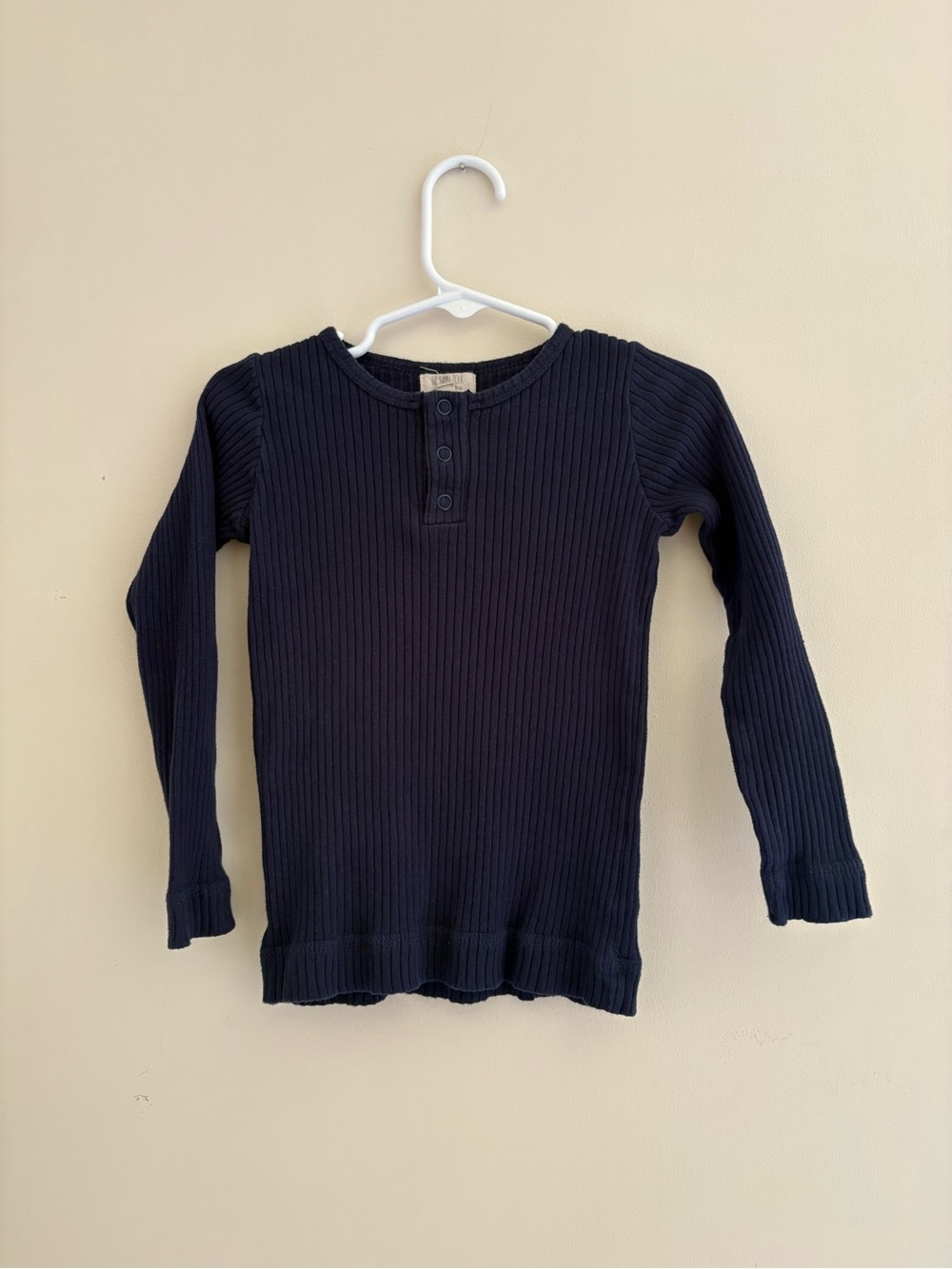 The Simple Folk Ribbed Long Sleeve Top Toddler Size 3-4